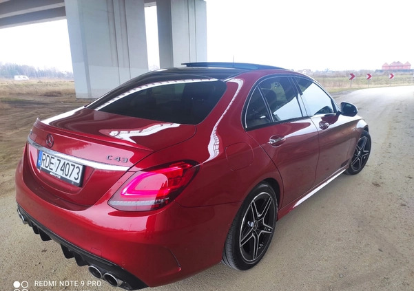Mercedes-Benz Klasa C cena 199000 przebieg: 77000, rok produkcji 2019 z Dębica małe 154